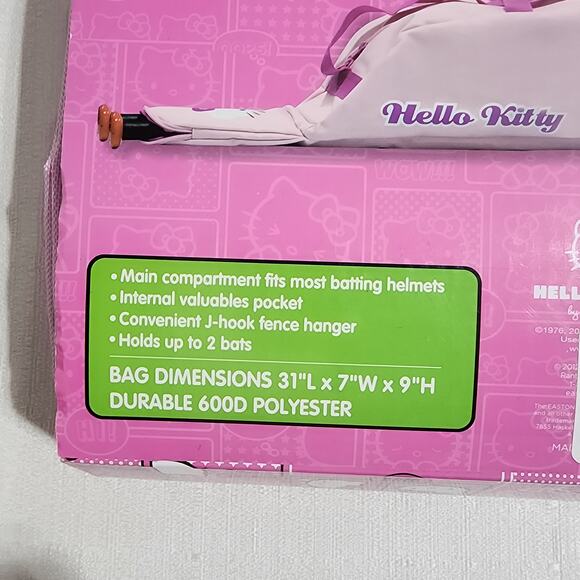 Hello kitty pink bat bag L31'' x W7'' X H9'' - Picture 4 of 6